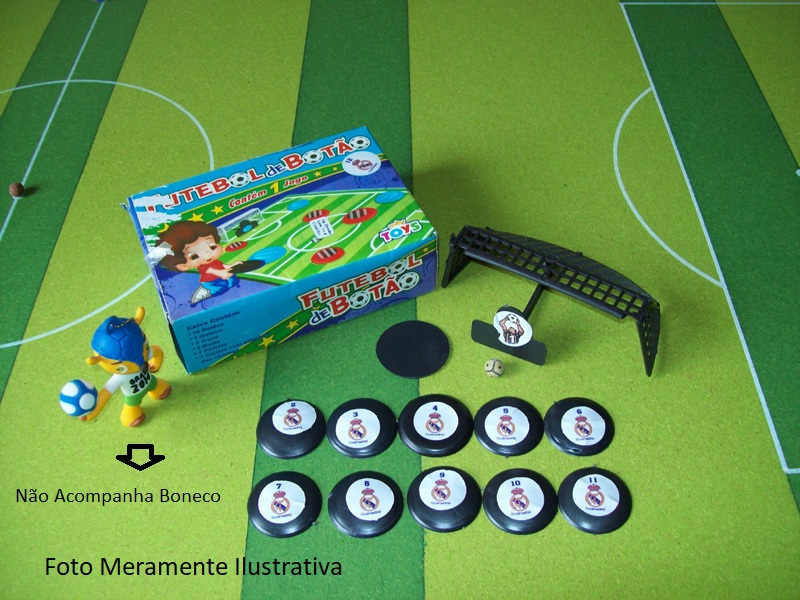 Jogo Futebol Botão Mini Toys - Lojas Tem