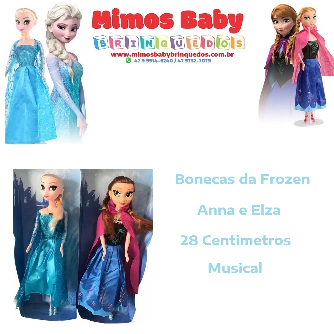 Boneca Frozen Elza 40 centímetros - Musical