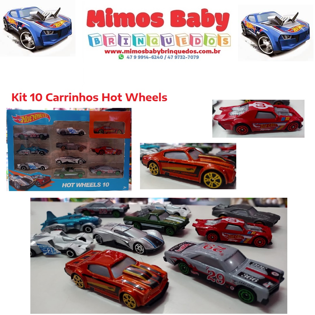 Carrinhos Hot Wheels Pacote com 5 Modelos Sortidos 1806 - Mattel - Real  Brinquedos