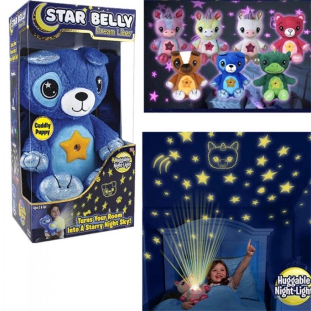 Build A Bear ursinho de pelúcia preto estrelas multicoloridas bicho de  pelúcia mais velho 16