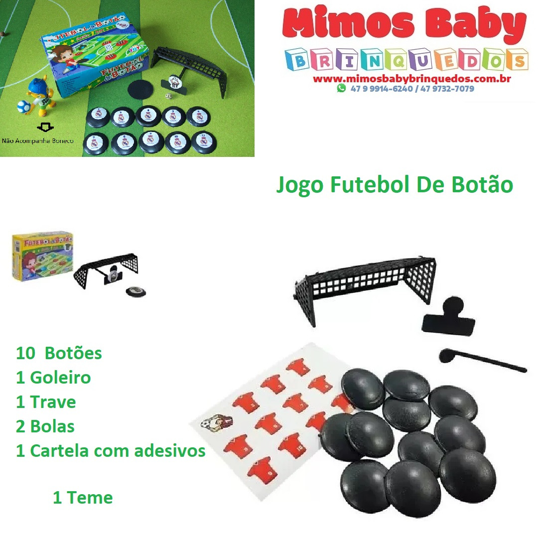 Jogo Futebol Botão Mini Toys - Lojas Tem
