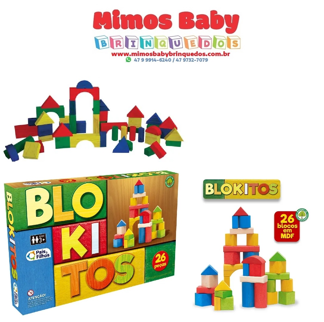 50 Peças Multi Blocos - Blocos de montar infantil para se divertir e  estimular a imaginação