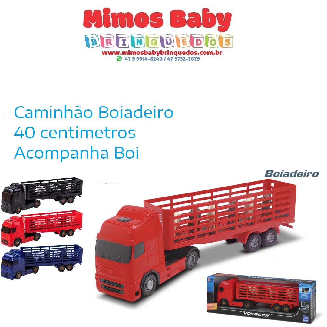 33 Boi + Caminhão Brinquedo Boiadeiro Carreta Madeira De Boi