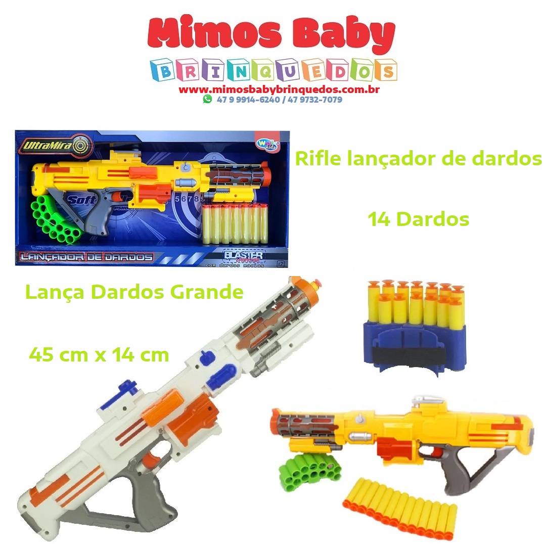 Nerf Arminha Pistola De Brinquedo Lançador Dardos Infantil Commander -  Lançadores de Dardos - Magazine Luiza