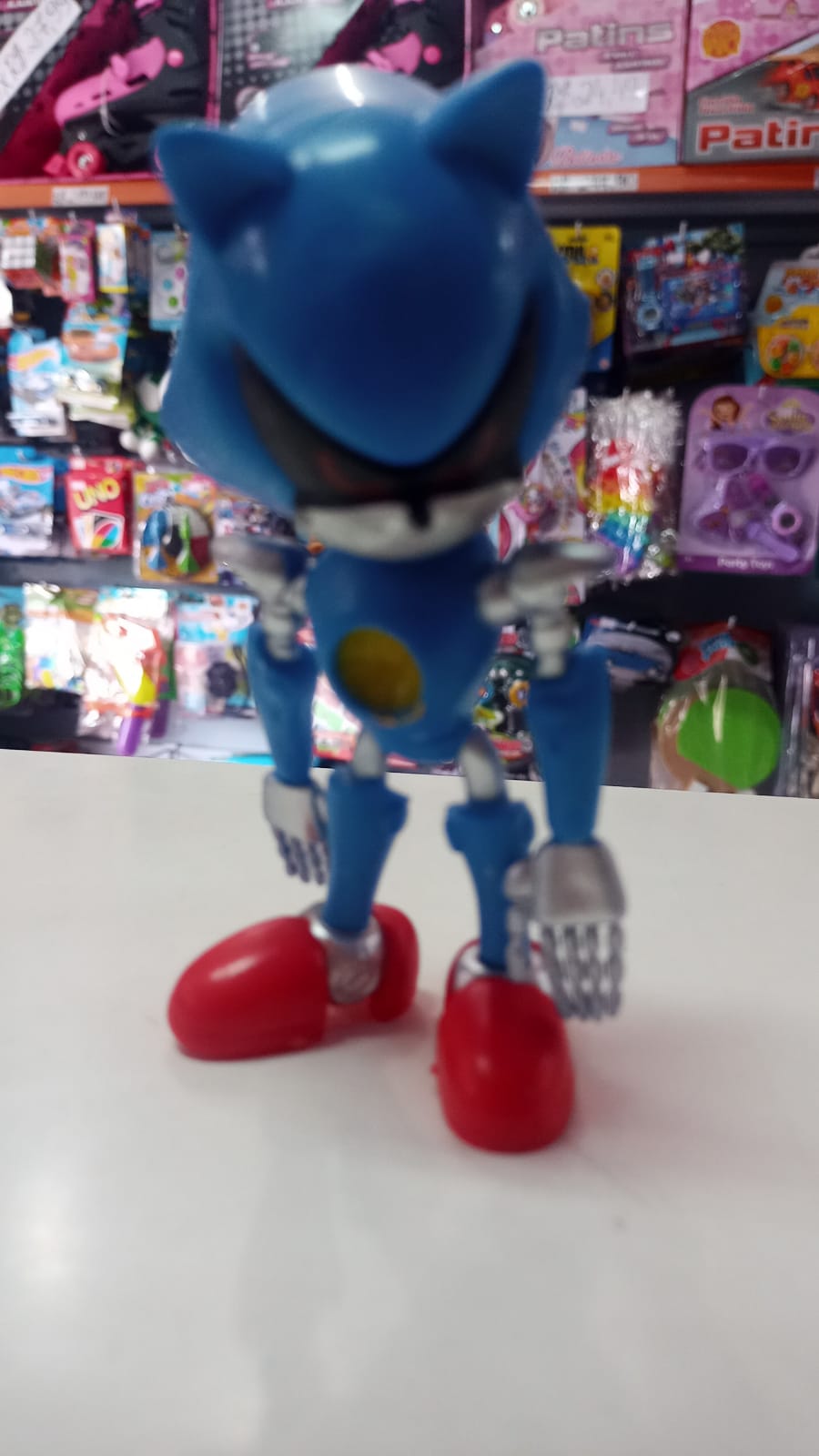 Boneco do metal sonic pelucia