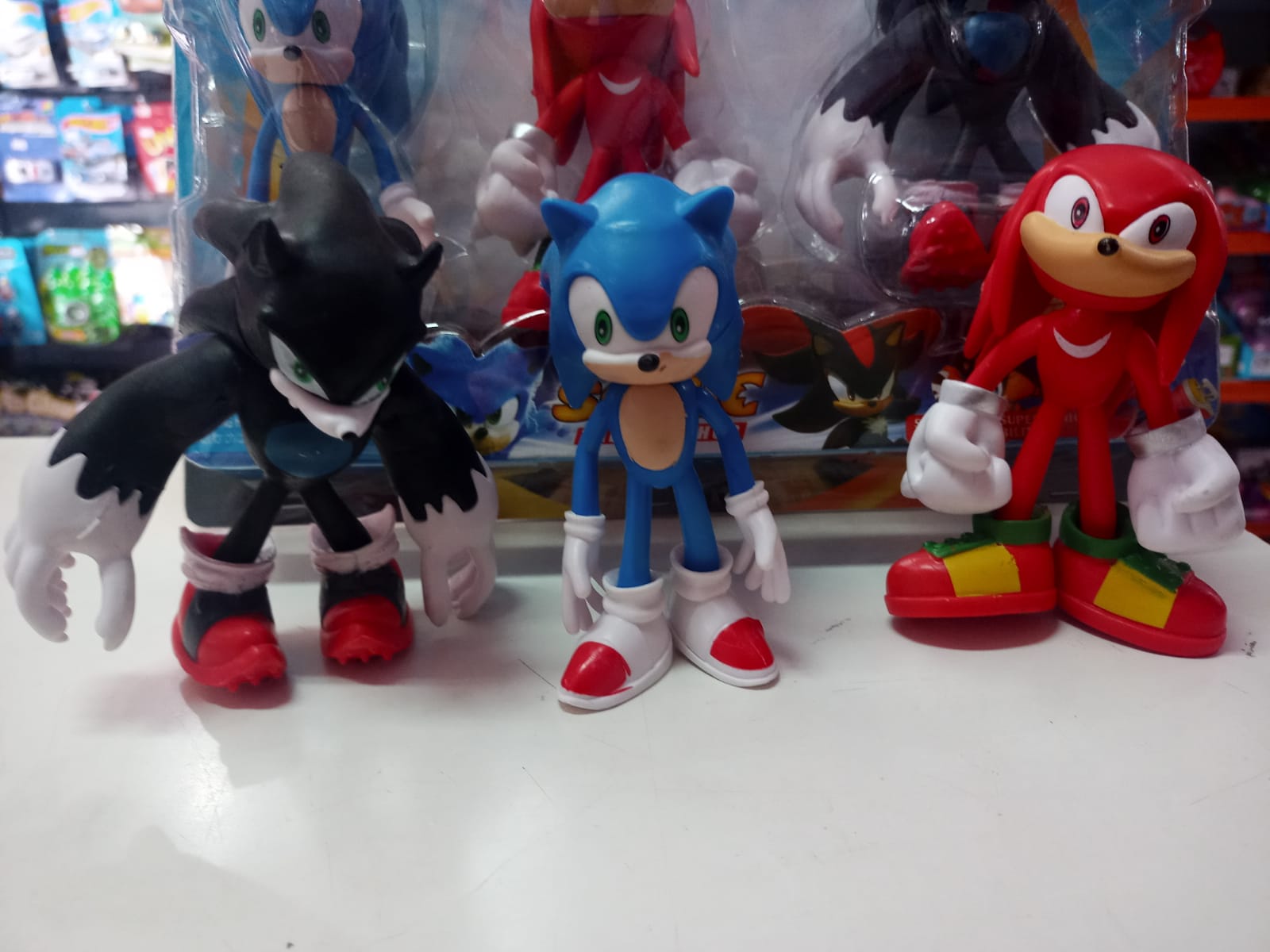 Cartela De Bonecos Sonic Boom 4 Personagens