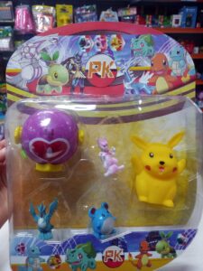 Cartela do Pokemon com 6 peças – Maior Loja de Brinquedos da Região