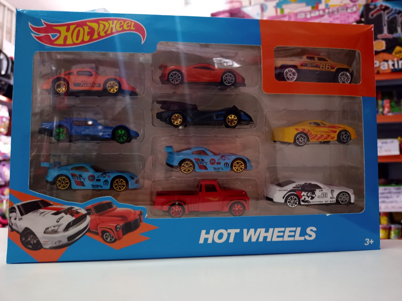 Hot Wheels Conjunto de Veículos 10 Carros Sortidos - Pirlimpimpim Brinquedos