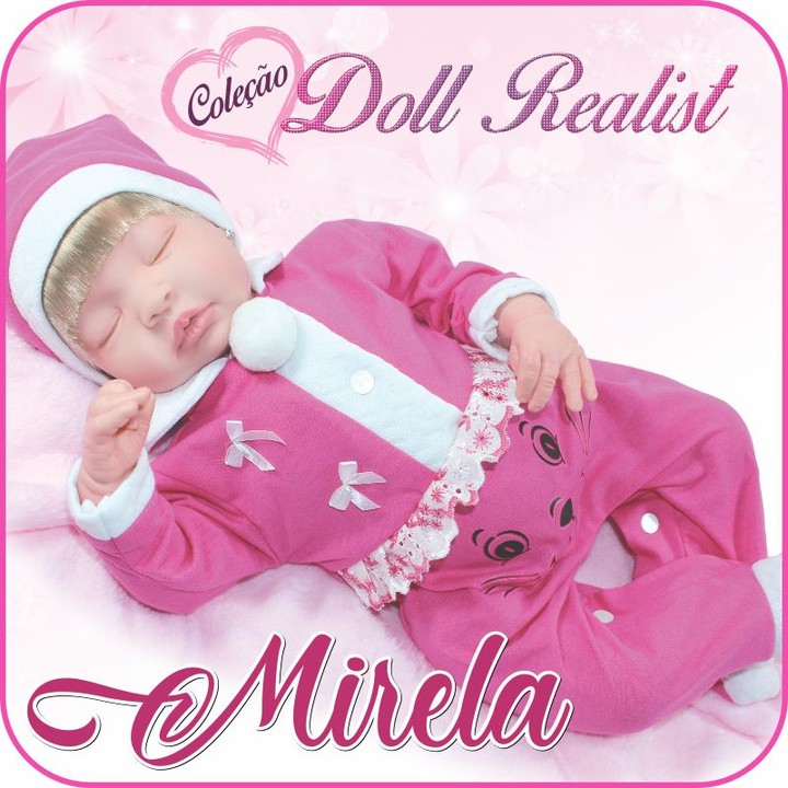 Boneca Mirela Doll Realist Sid-Nyl 1177 - freitasvarejo