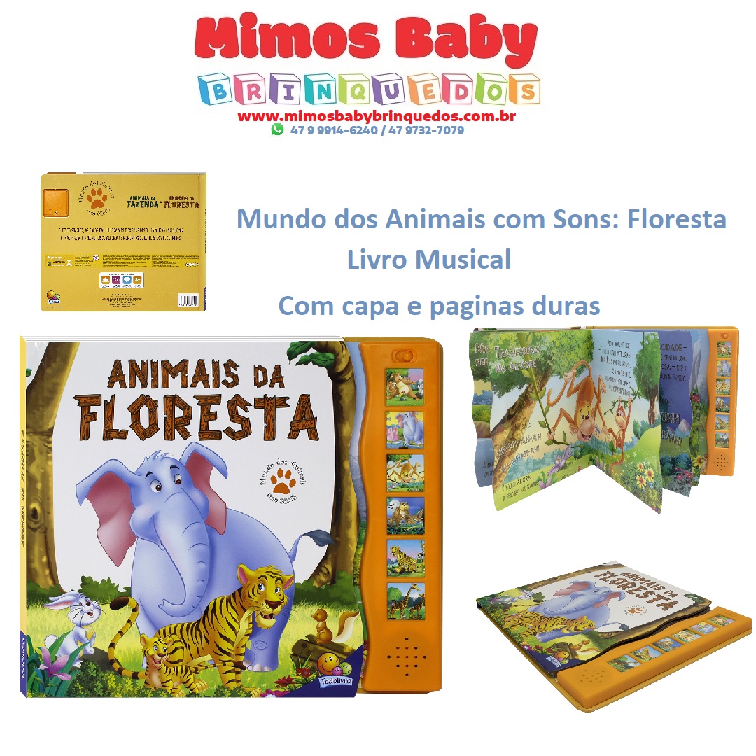 Jogo infantil com sons de Animais da Floresta