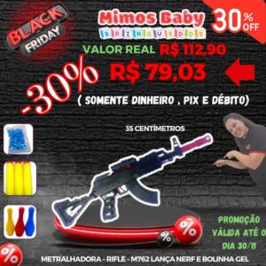 Metralhadora – Rifle – M762 Lança Nerf e Bolinha gel – Maior Loja de  Brinquedos da Região