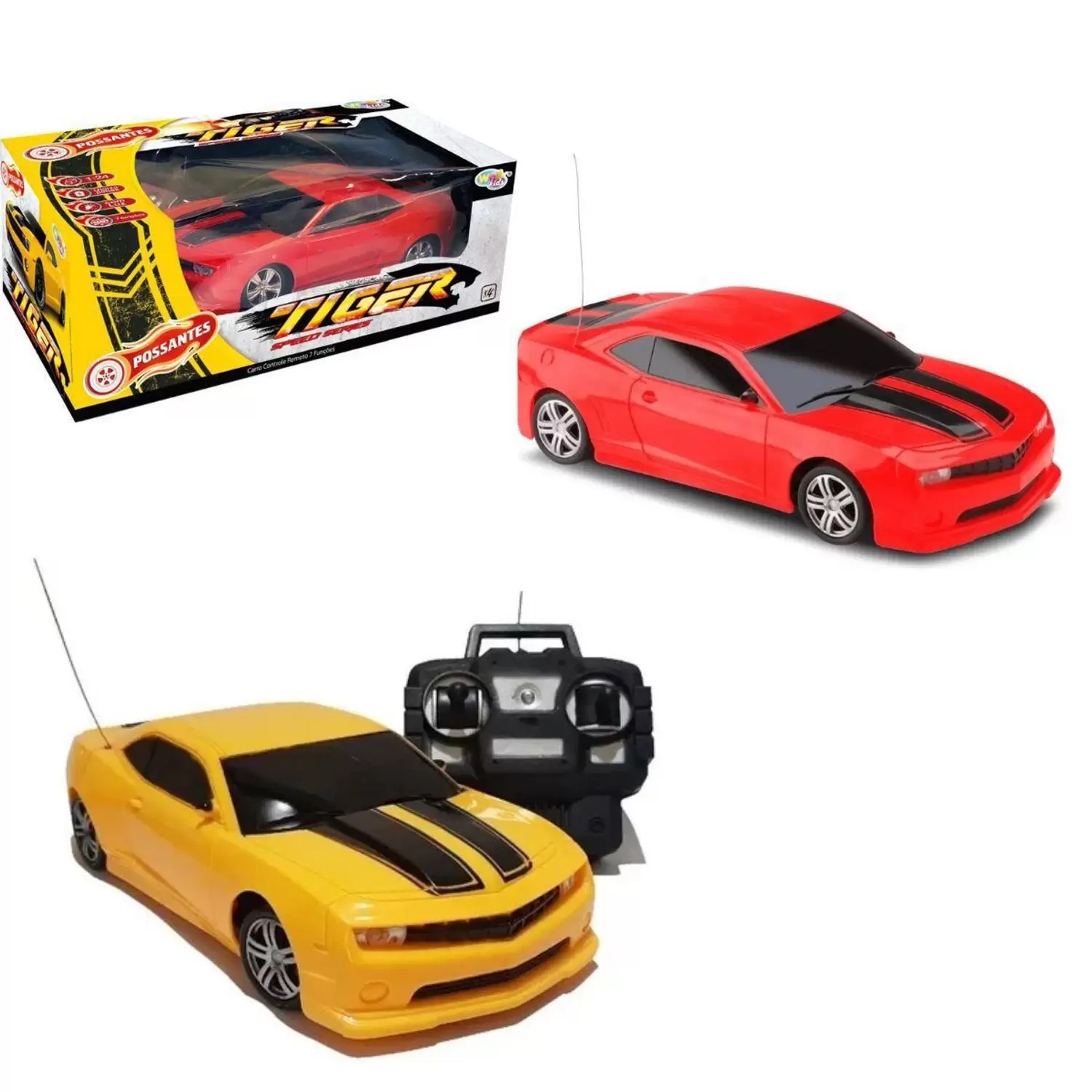 Carro De Controle Remoto Grande Tiger Car - Homeplay - Carrinho de