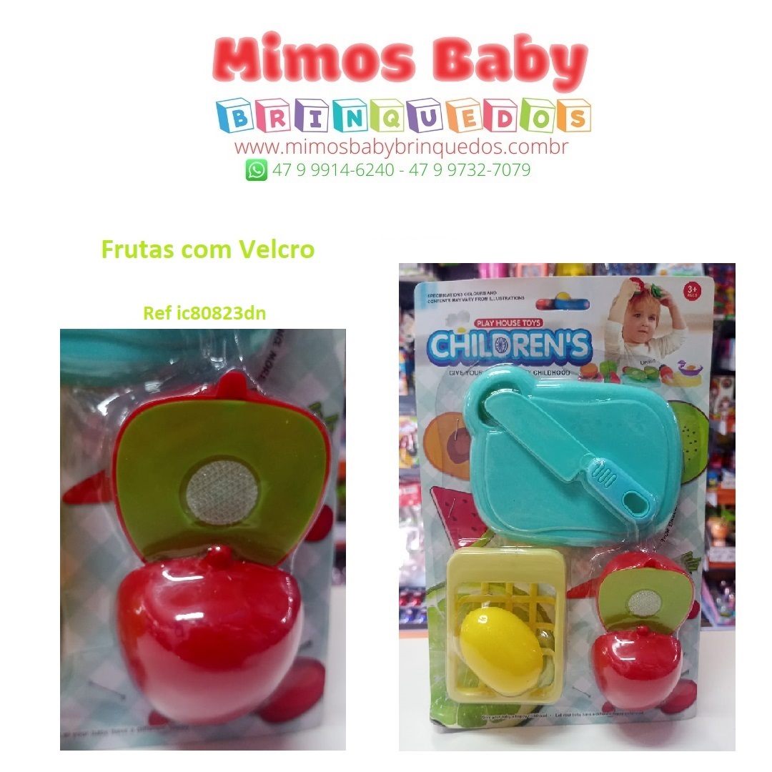 Frutas De Brinquedos Com Velcro Jogos