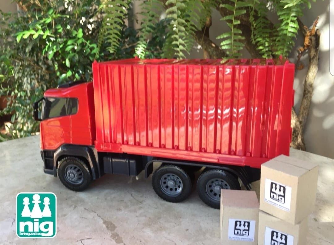 Caminhão Baú Grande Strong Container Nig 33 cm x 19 cm – Maior