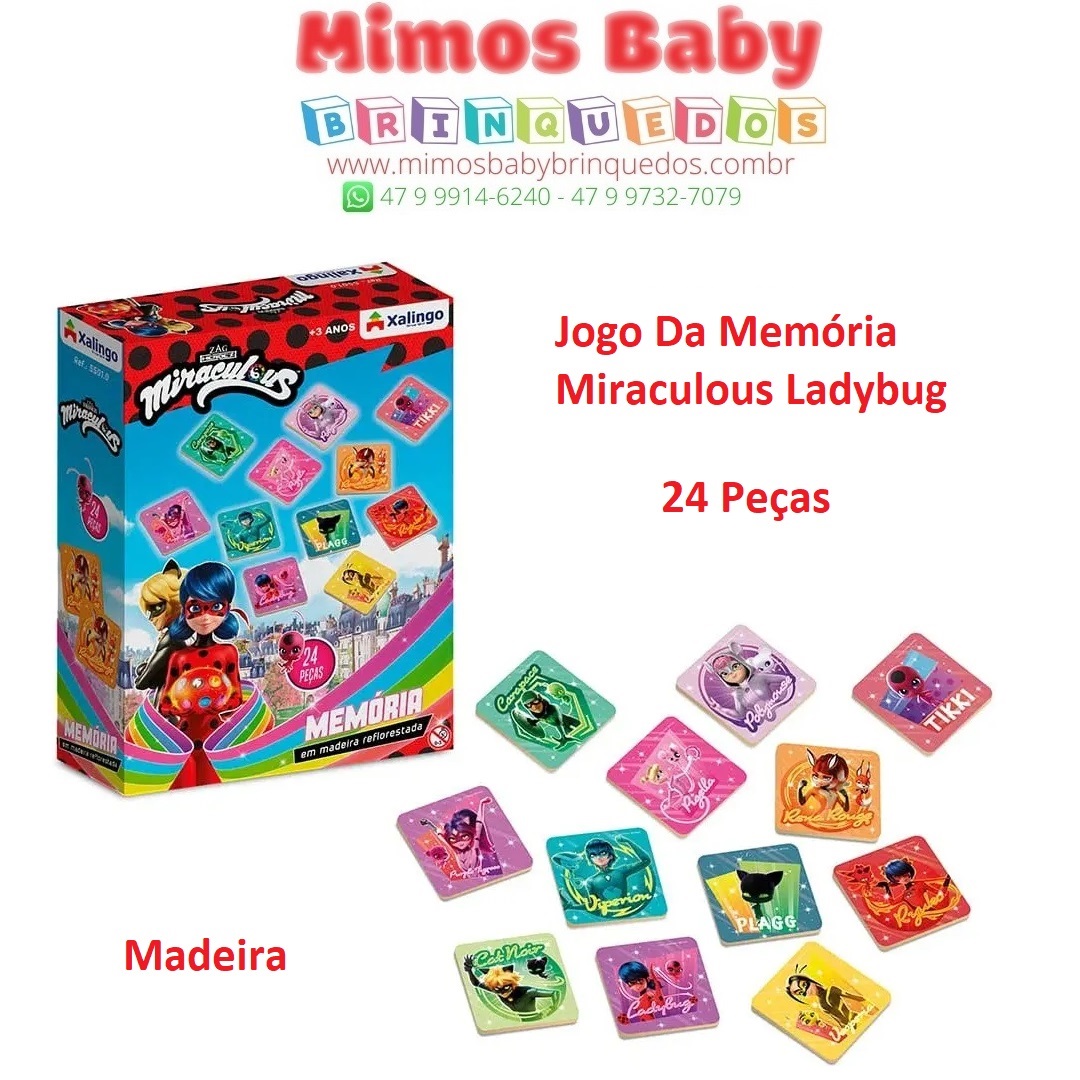 Jogo da memória bichinhos - Mimos da Má