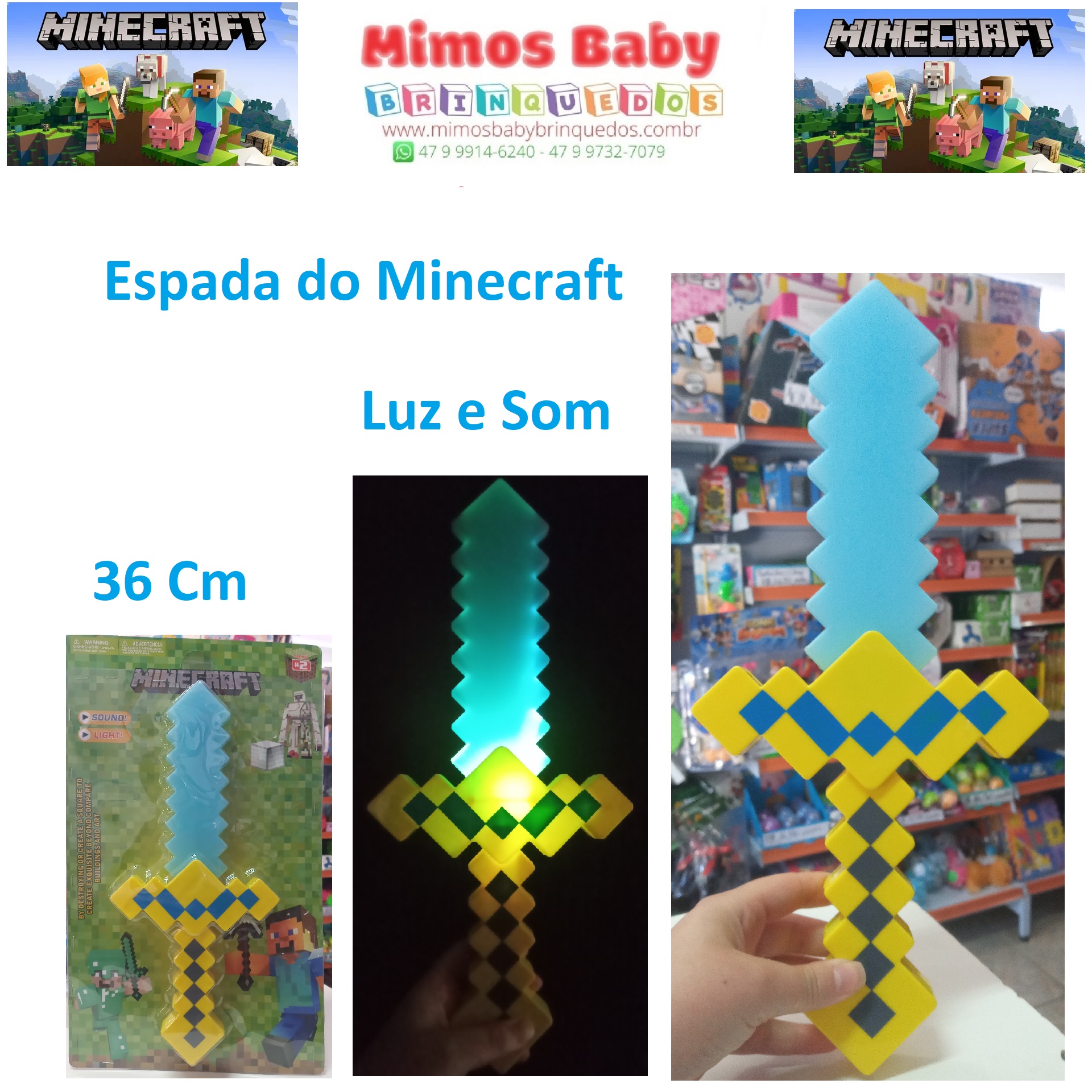Espada do Minecraft em Promoção na Shopee Brasil 2023