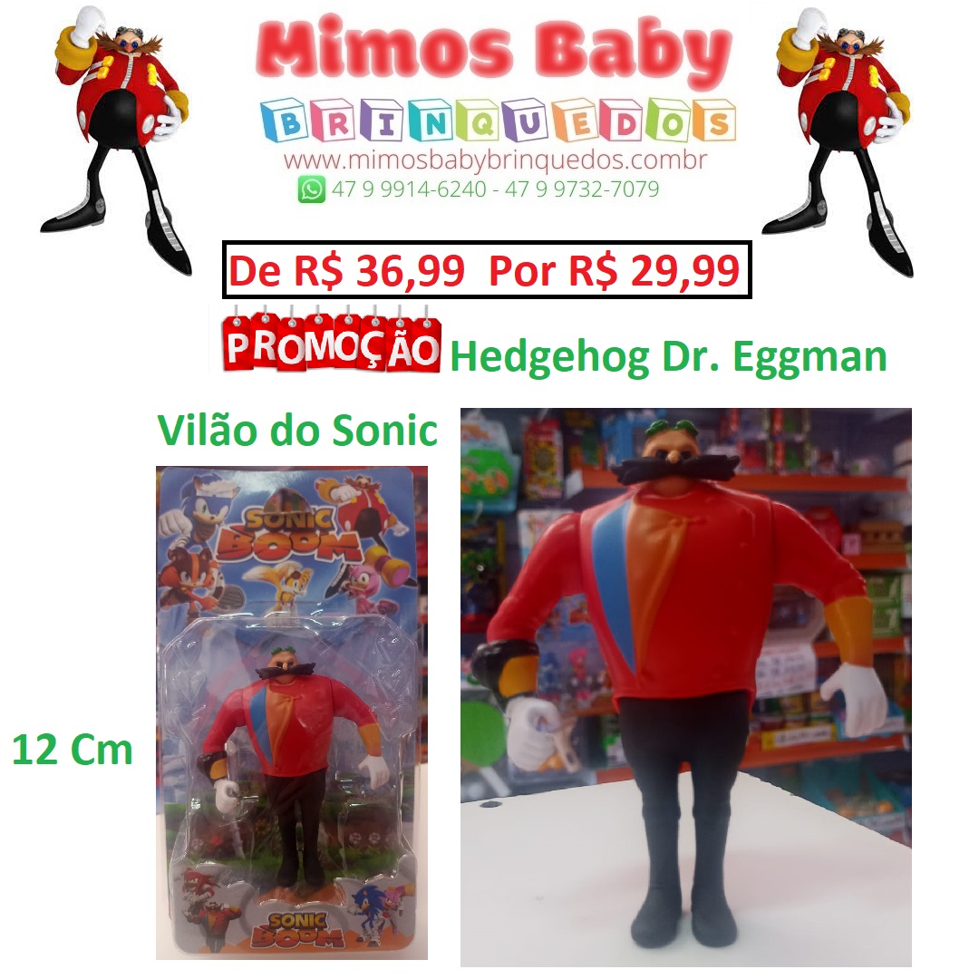 Boneco Blocos De Montar Sonic The Hedgehog Natal