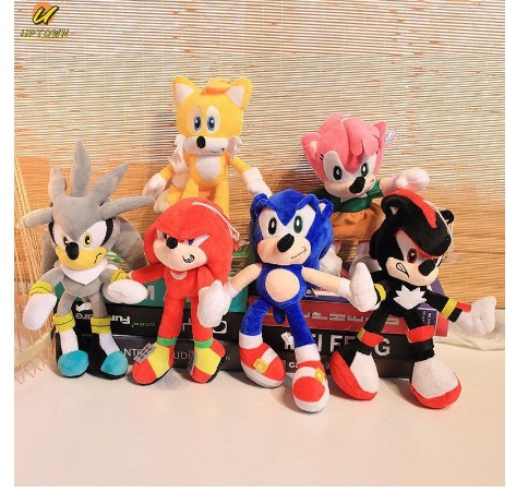 Amy Rose - Personagem do Sonic em Pelúcia - 26 Centímetros