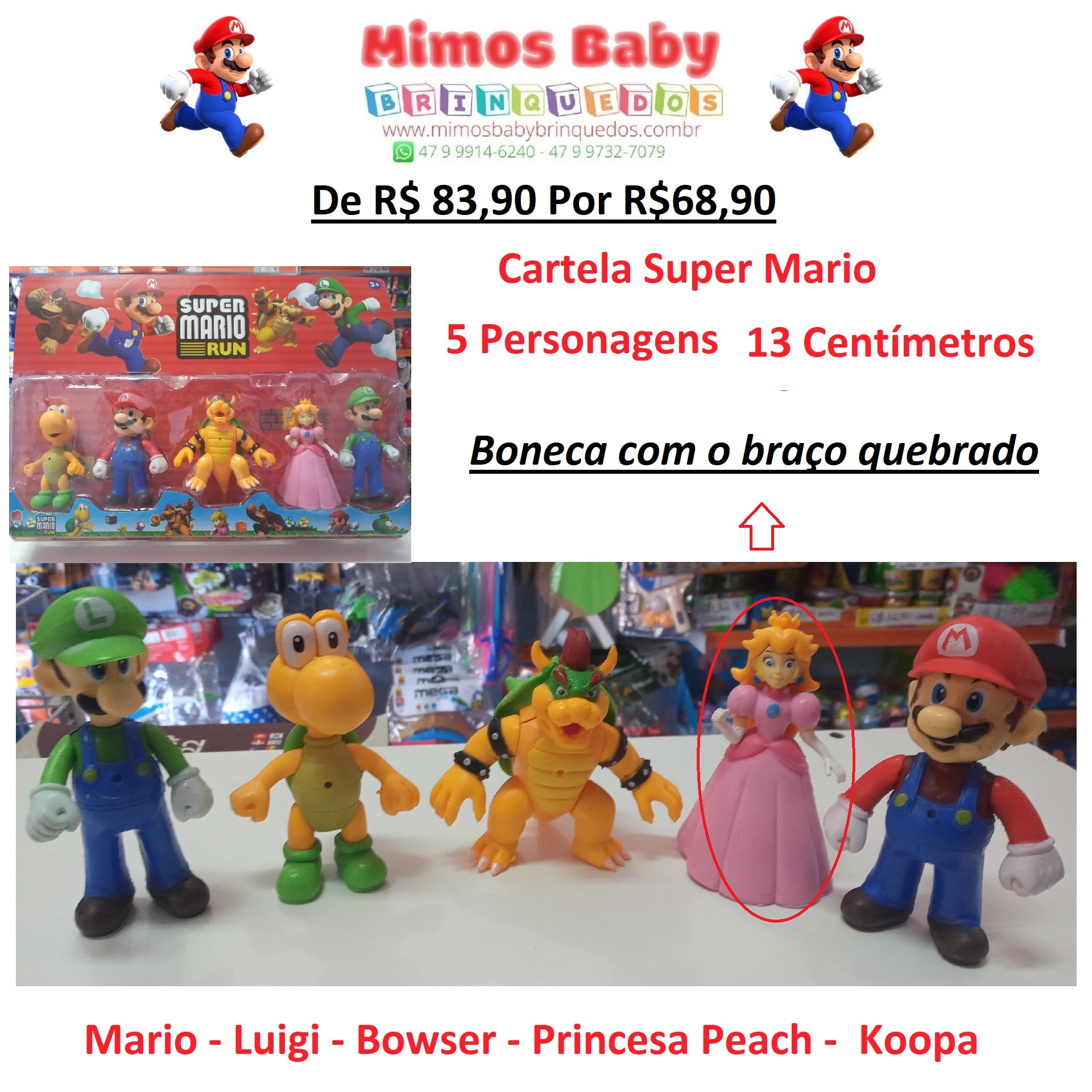 Brinquedos Mario em Promoção