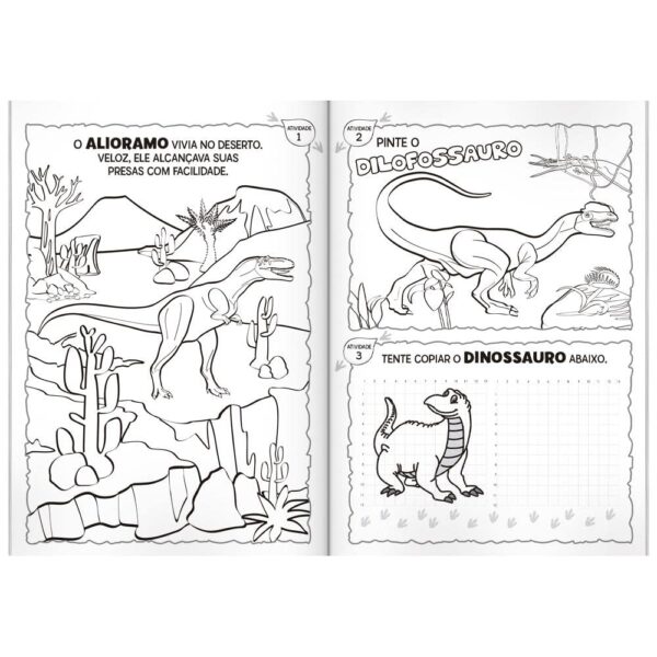 365 Atividades de Dinossauros  – Livro de colorir - Image 6