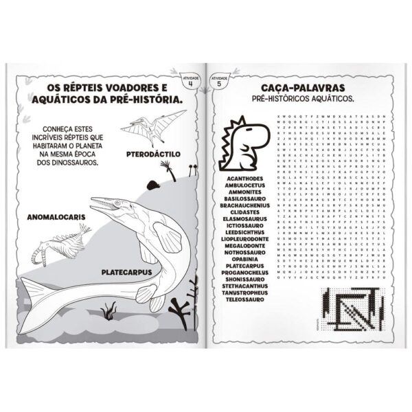 365 Atividades de Dinossauros  – Livro de colorir - Image 7