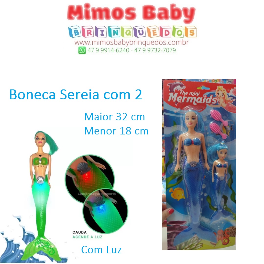 Barbie Sereia - Sapeca Brinquedos