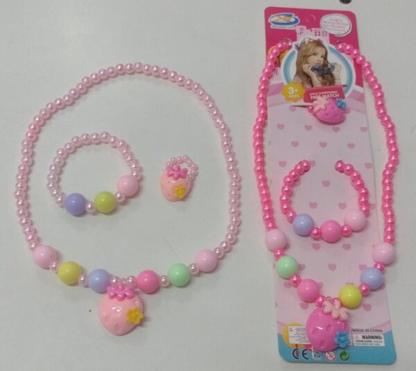 Kit Pulseira , Colar e Anel - De Miçangas - Image 3