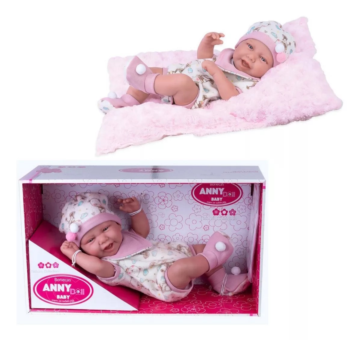 Boneca Reborn - Anny Doll Baby - Bailarina - 42cm - Cotiplás