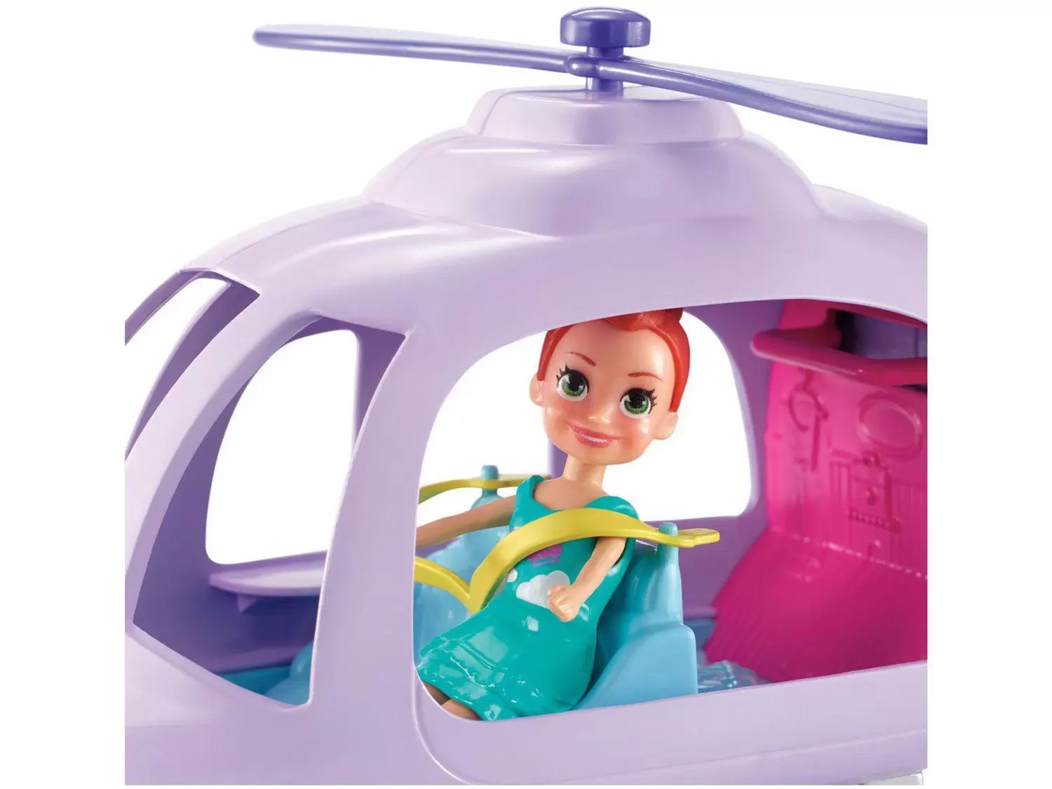 Boneca Polly Pocket Helicóptero de Aventura Mattel - Blanc Toys -  Felicidade em brinquedos