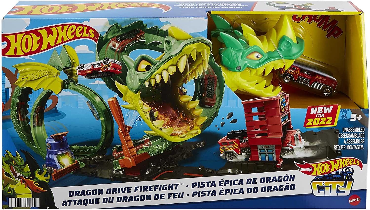 Pista hot wheels dinossauro