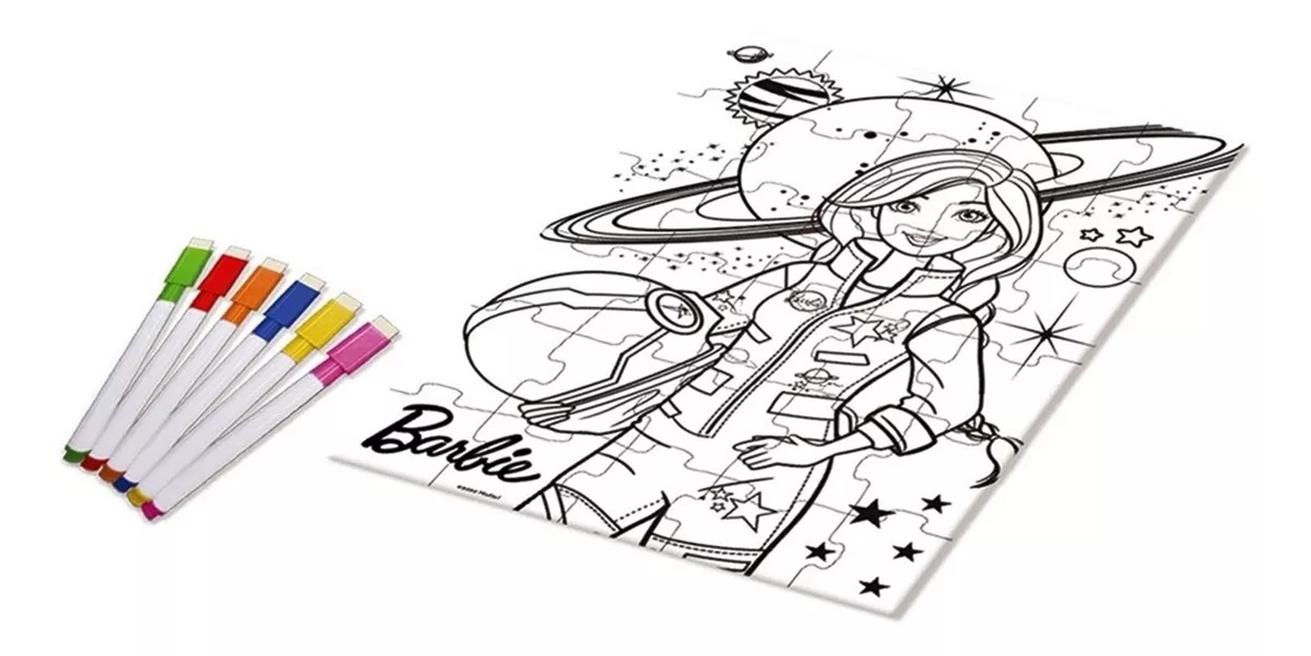 Coloring page - Barbie ea espada