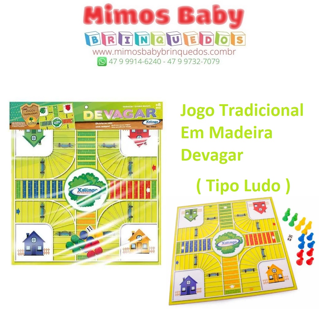 Jogo Ludo Tradicional - Xalingo