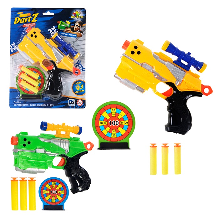 Brinquedos e Jogos na : Pistolas e Armas de Espuma de