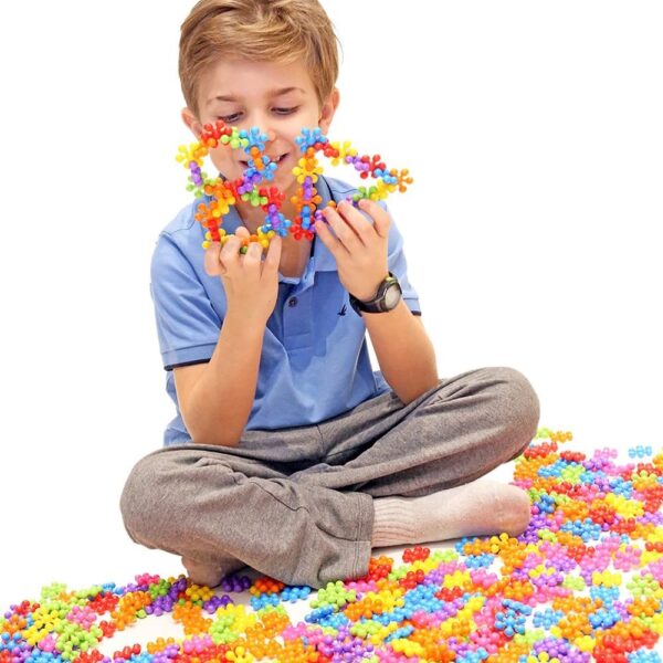 Brinquedo De Montar E Encaixe Educativo Criativo Plukt 100 Peças - Image 4