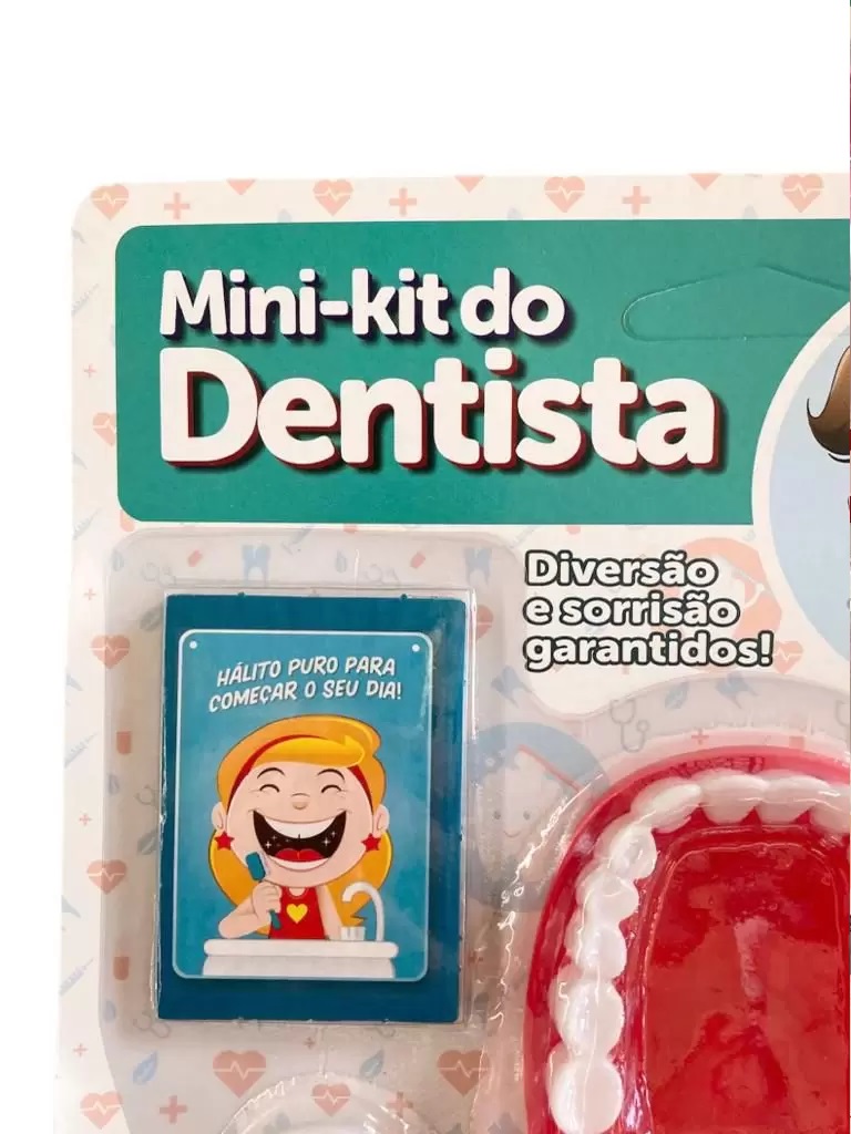 Maleta Kit Dentista Infantil Dentista 4 Peças Rosa Pakitoys :  : Brinquedos e Jogos