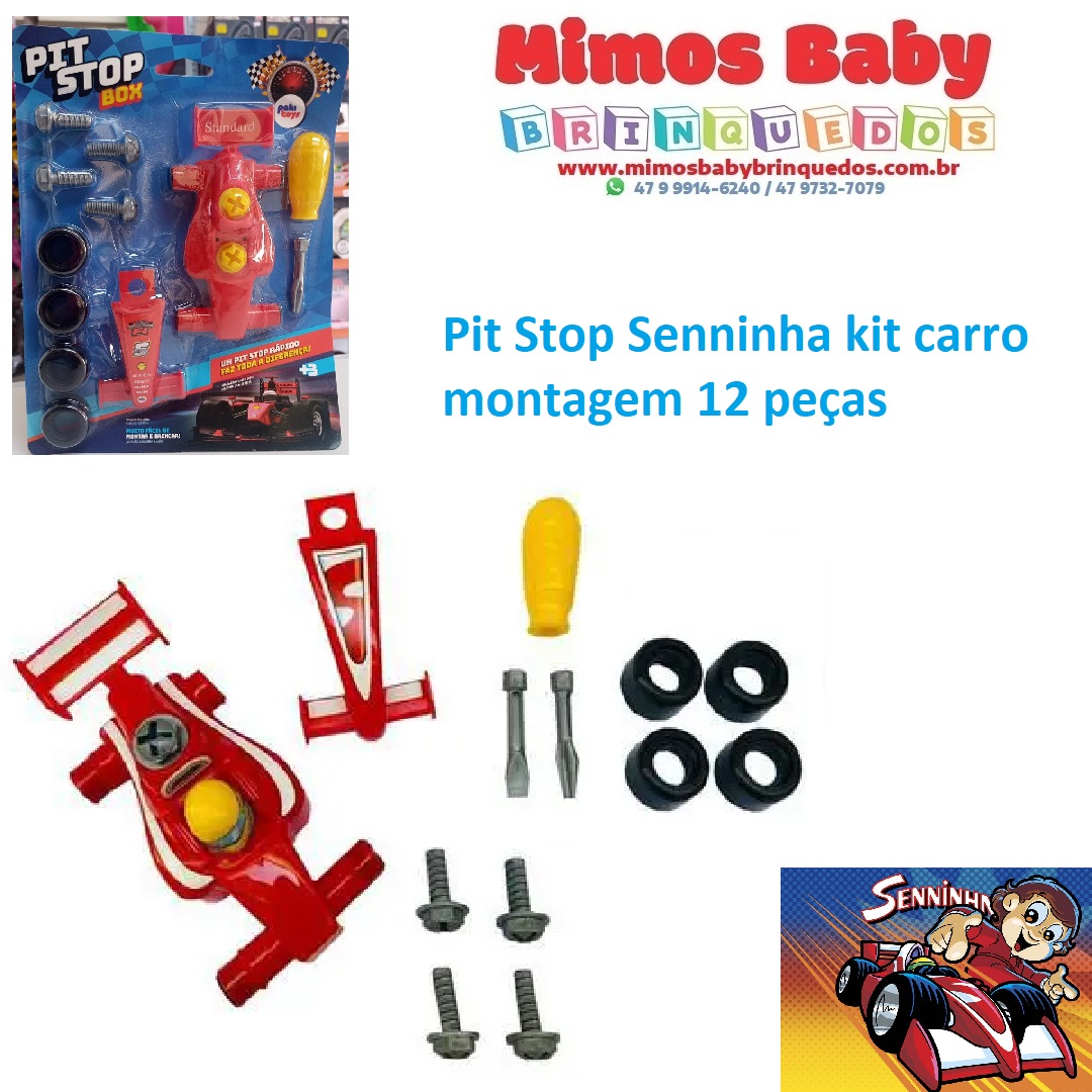 Kit Brinquedo infantil Cartela Bonecos E Itens 12 Peças do