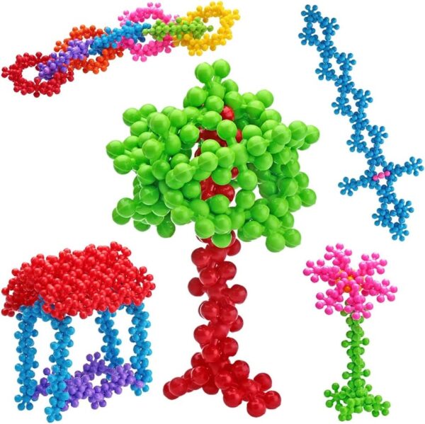 Brinquedo De Montar E Encaixe Educativo Criativo Plukt 100 Peças - Image 3