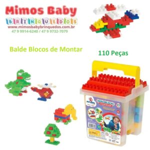 Brinquedo Maleta Blocos De Montar 48 Peças Paki Toys em Promoção