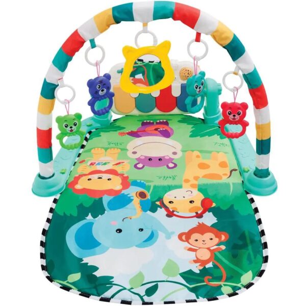 Tapete De Atividades  com Mobile e Piano Divertido Buba Baby - Com Musica e Espelho - Image 2