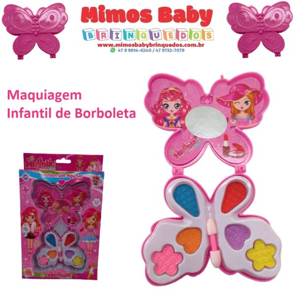 Maquiagem Infantil de Borboleta