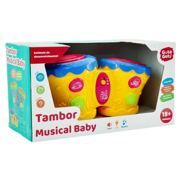 Tambor Musical Baby - 23 cm x 12 cm - Image 4