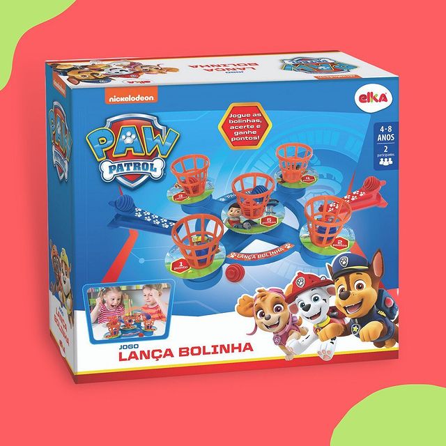 Jogo Lança Bolinha - Patrulha Canina - Elka - superlegalbrinquedos