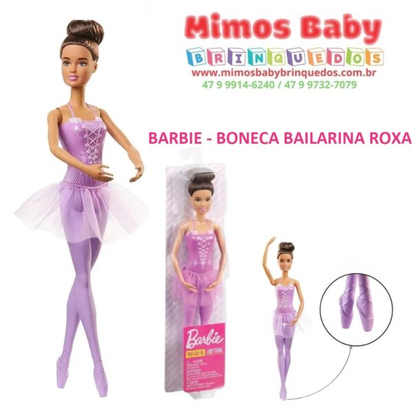 BARBIE - BONECA BAILARINA ROXA