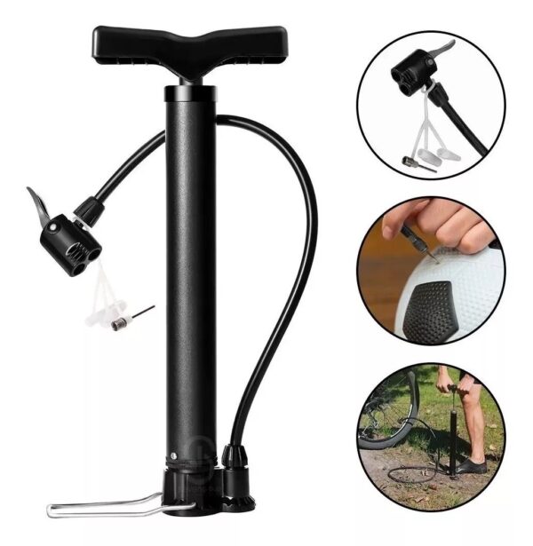 Bomba De Ar Premium Encher Pneu Bicicleta/bola E Balão - Image 5