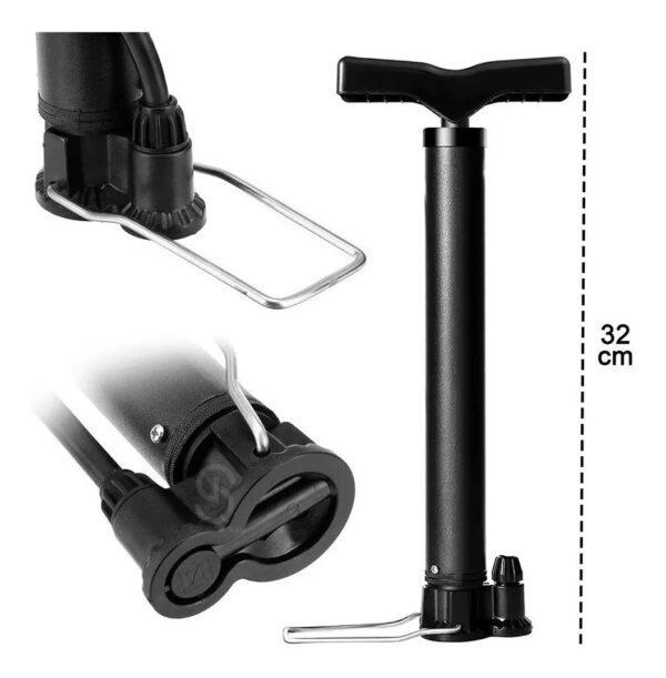 Bomba De Ar Premium Encher Pneu Bicicleta/bola E Balão - Image 4