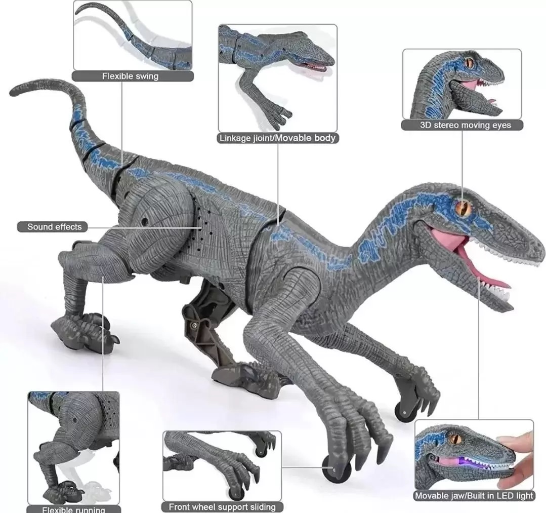 Quebra-Cabeça 3D - Raptor - Coleção Dinossauros - 36 peças