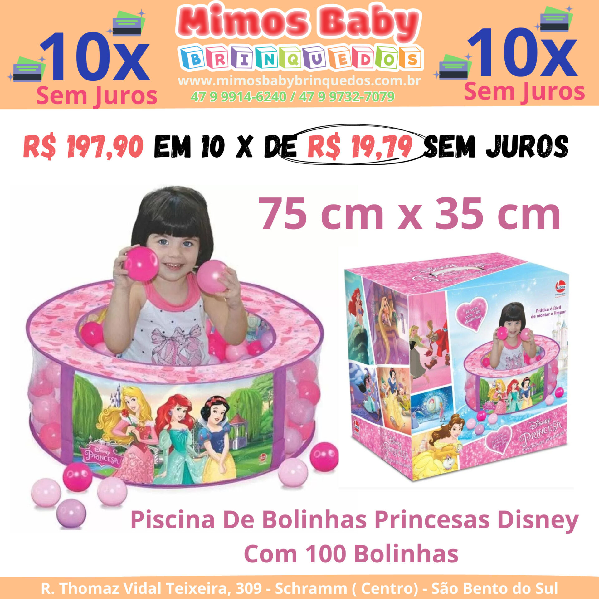 Jogo Dos NÚmeros Educativo Princesas Disney 30 NÚmeros - Mimo