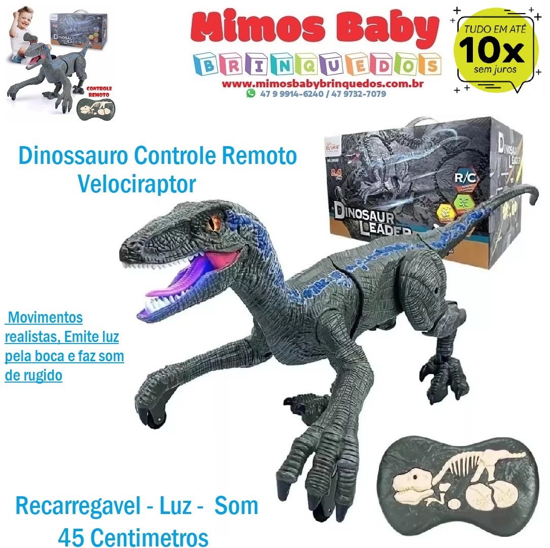 Dinossauro T-Rex C/ Luzes e Som - Zoop Toys