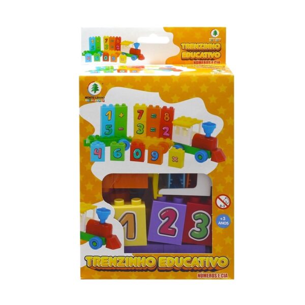 Trenzinho Educativo - Blocos Playset Números - Monte Líbano - Image 2