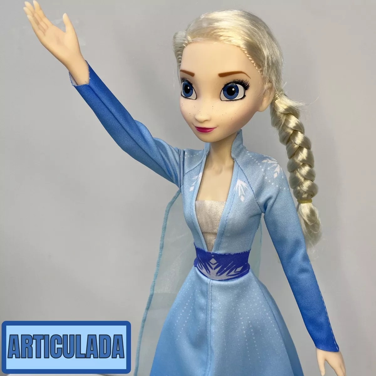 Boneca Gigante Elsa Frozen II 80cm Disney Baby Brink em Promoção é